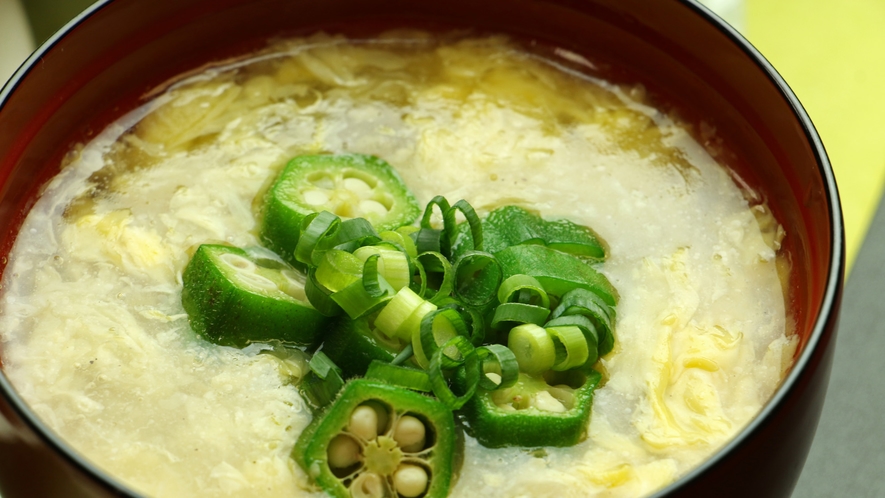 #夕食一例＿【玉子スープ】何だかホッとするタマゴの温かみ