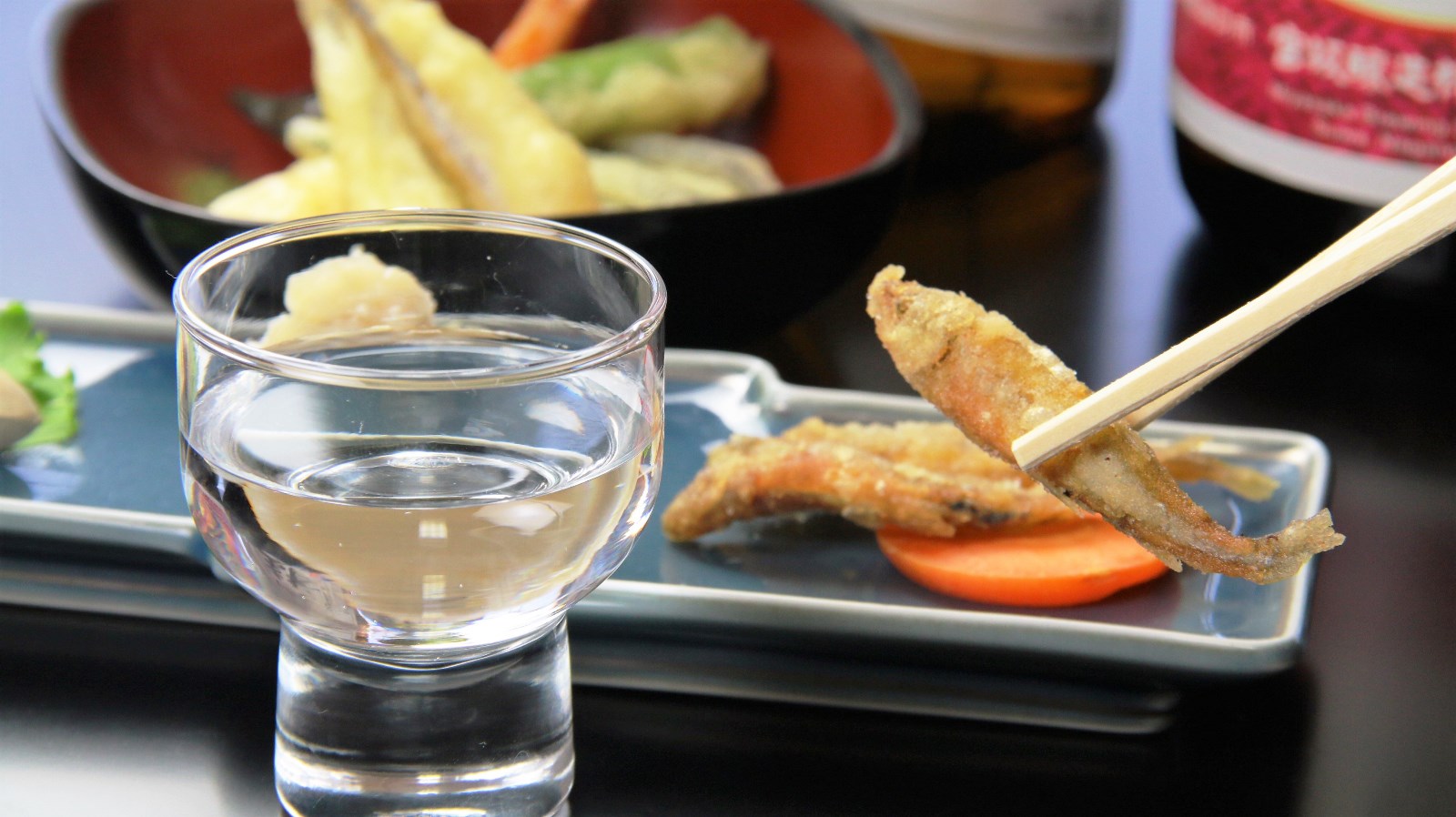 美味しい地酒もあります。どうぞ。