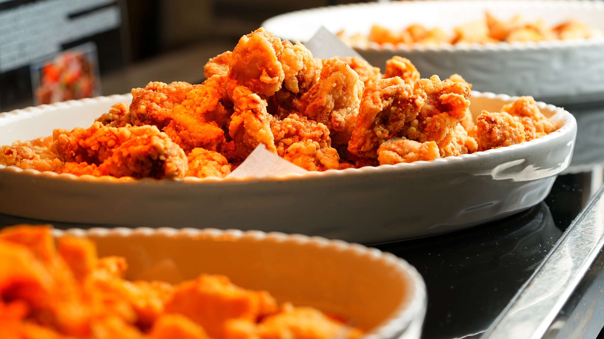 ■朝食バイキング■和洋さまざまな取り揃えたメニューは、約50種類！お好きな物をお召し上がりください