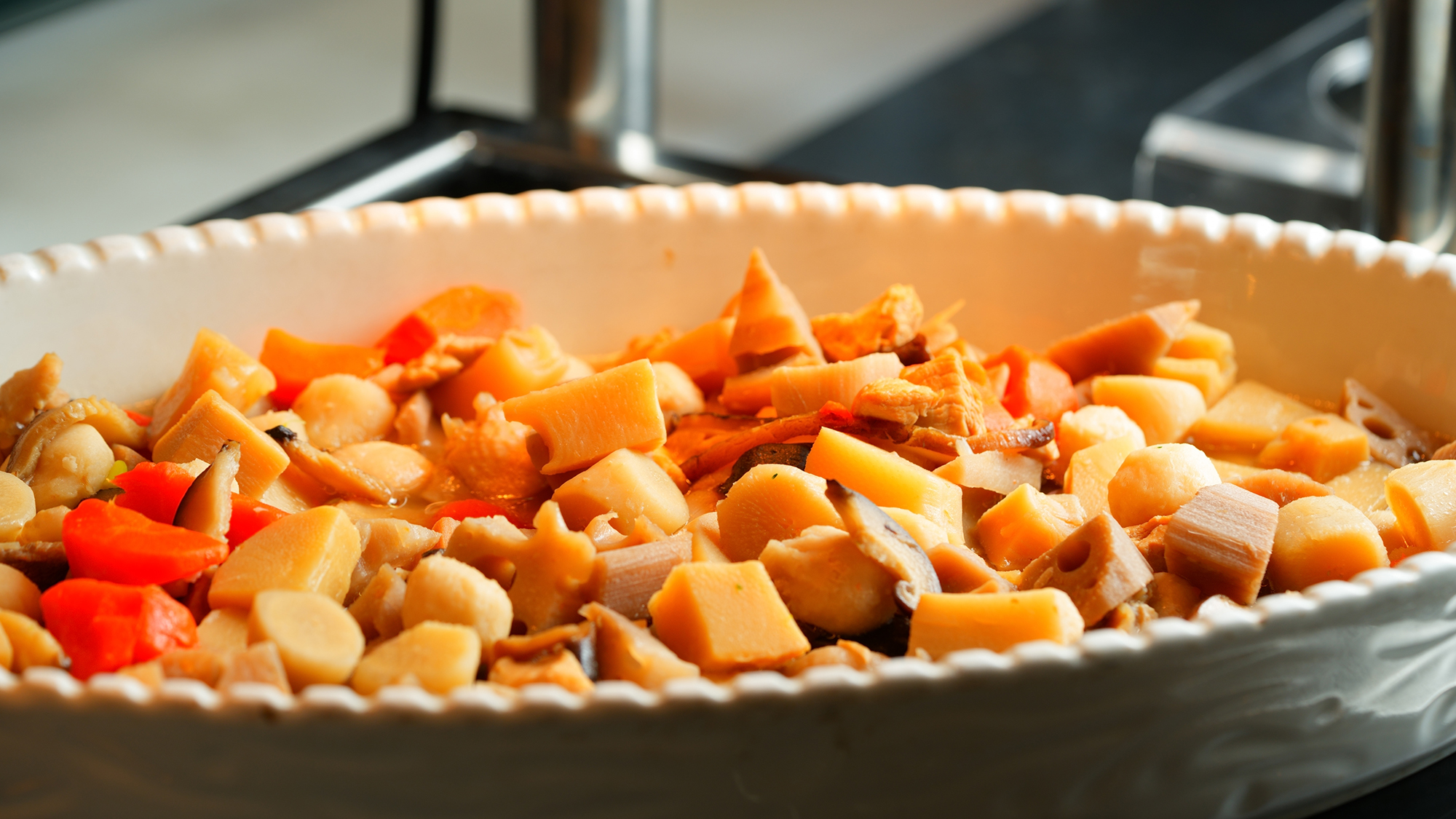 ■朝食バイキング■和洋さまざまな取り揃えたメニューは、約50種類！お好きな物をお召し上がりください