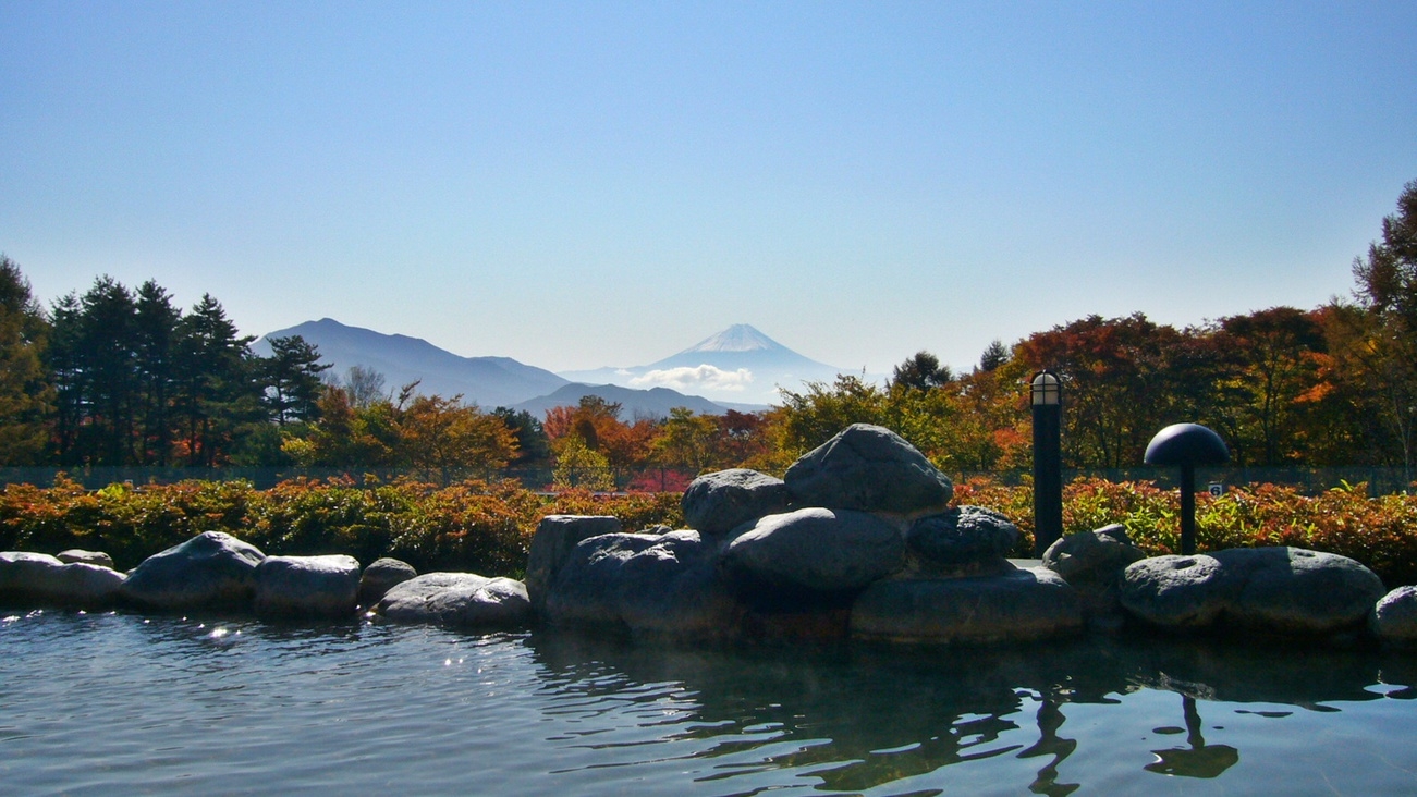 【素泊まり】甲斐大泉駅徒歩3分！富士山を望むスパ施設パノラマの湯ご利用OK♪