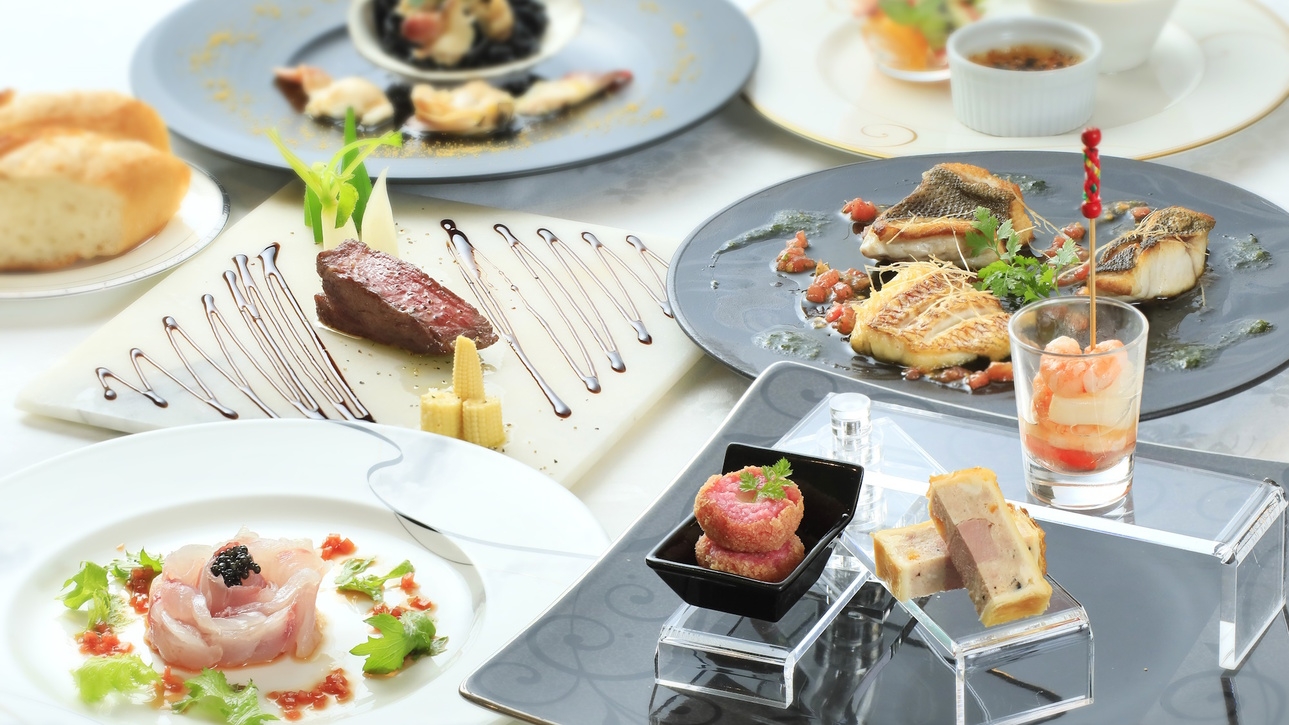 【さき楽28】5種から選べる本格ディナーコース■ブレックファストもお好みでチョイス／夕朝食付