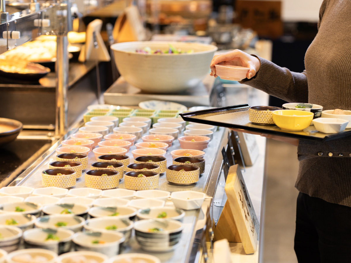 【お正月三が日限定】京会席ブッフェでは振舞酒やおせち料理など新年だけのメニューもご提供！＜朝食付き＞