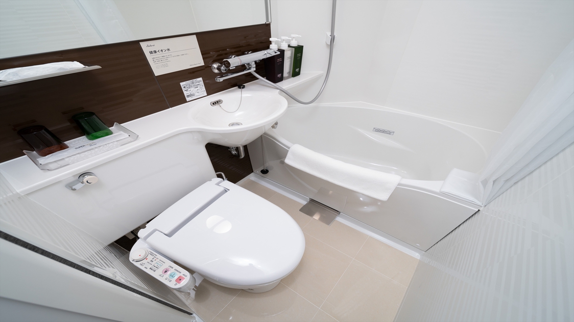 全室にユニットバス完備