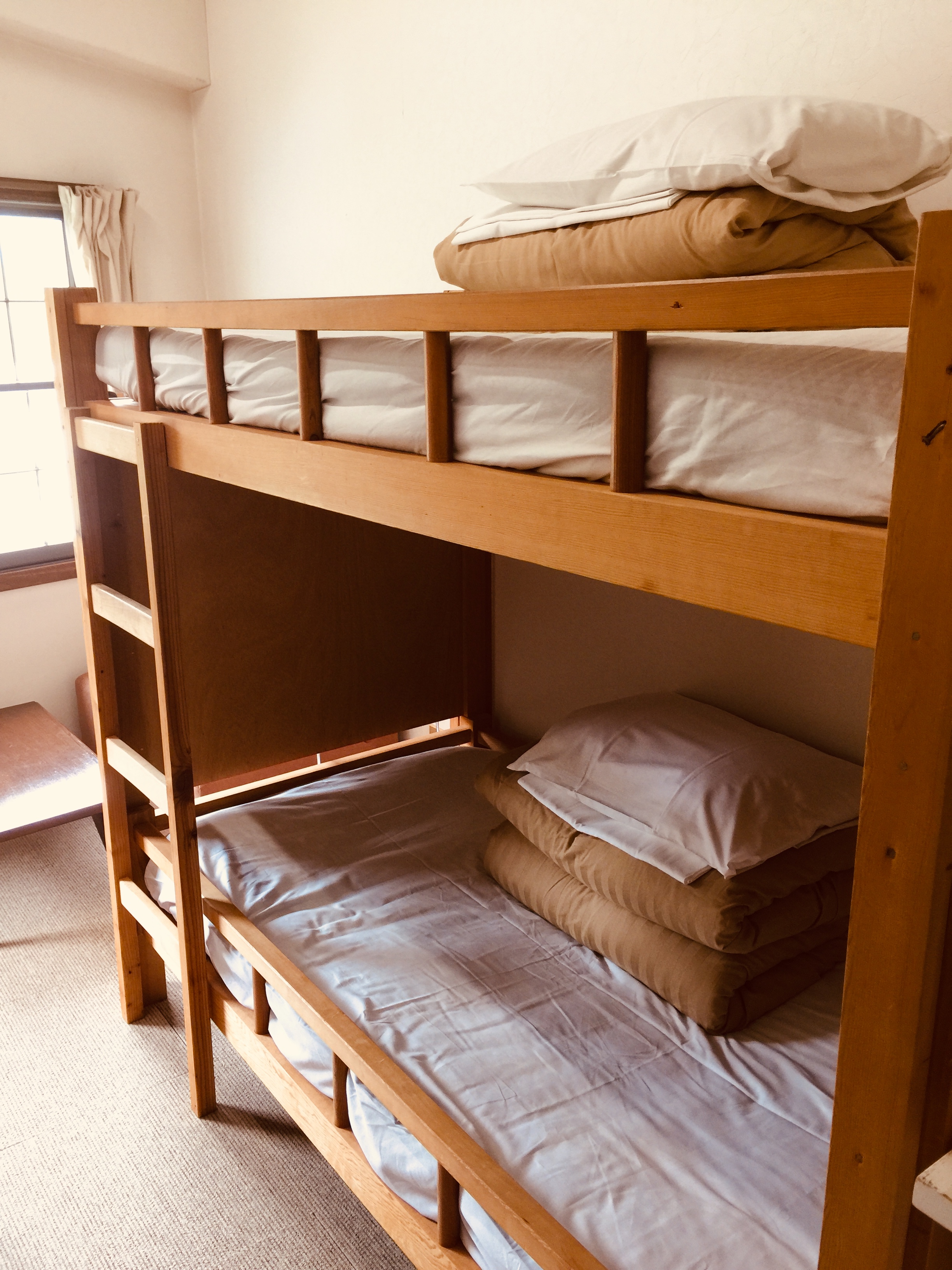 ■2段ベッド2台のお部屋■※共用トイレ、バス無し