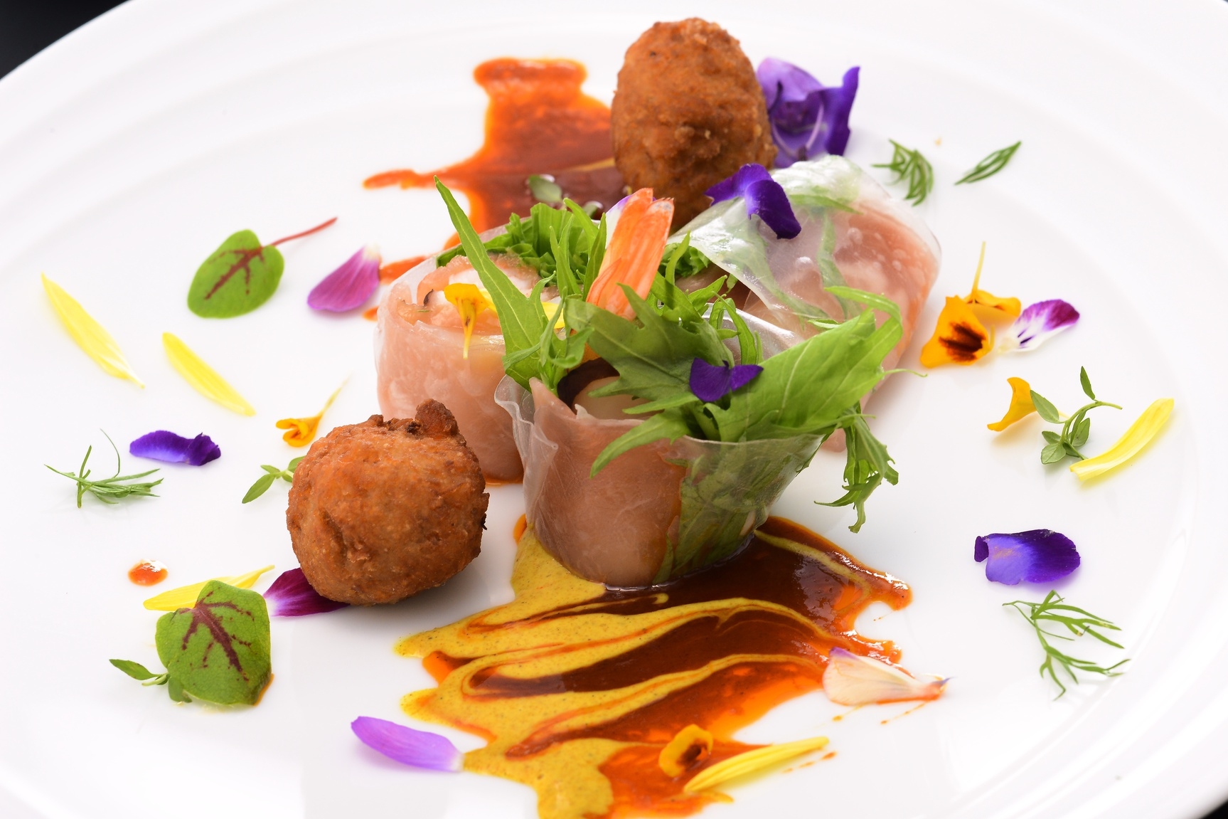 【アジアンコース】伊良湖の海の幸をアジアンとフレンチの融合した斬新なコース料理でご堪能＜1泊2食＞