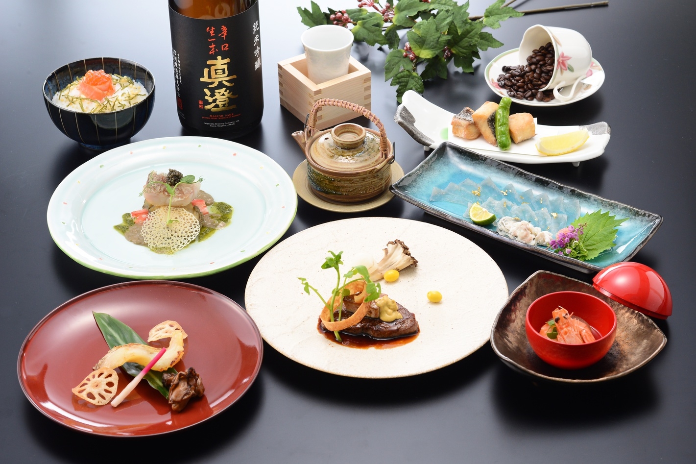 【創作和フレンチコース】伊良湖の地魚お造り・万人受けする和風創作料理をご堪能＜1泊2食＞