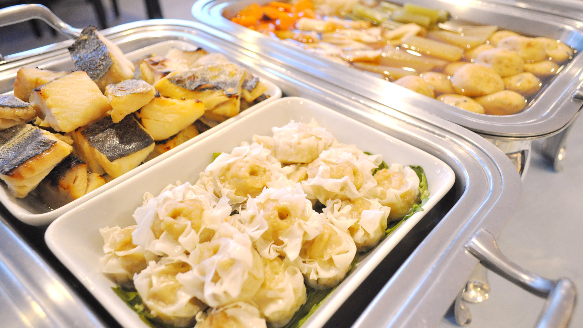 【ご朝食】和洋バイキングをお楽しみ下さい