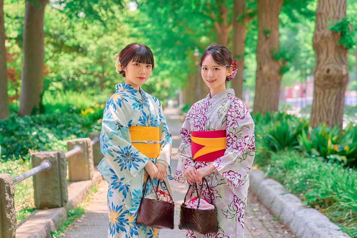 浴衣で横浜観光