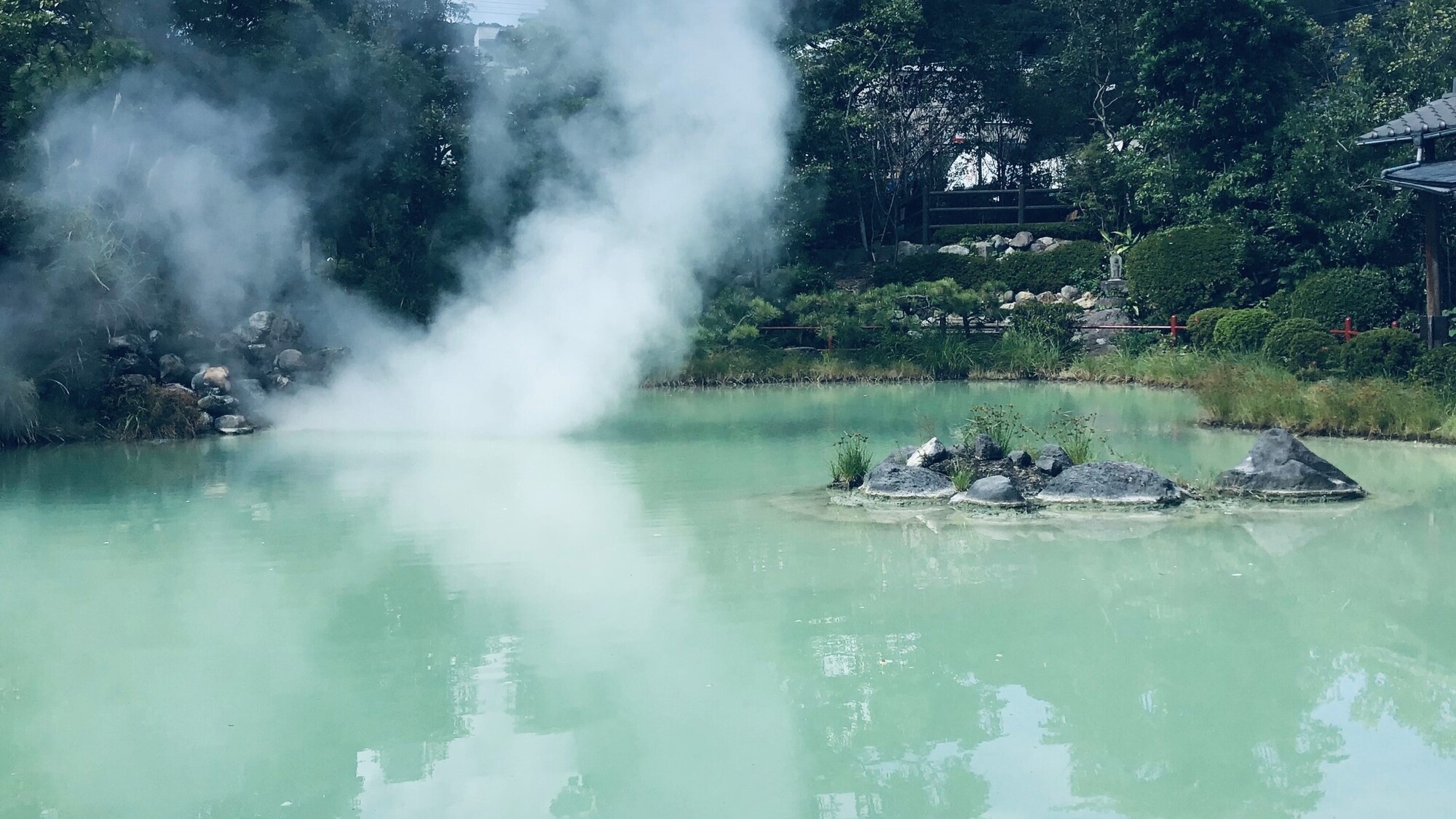 別府地獄めぐり　白池地獄
