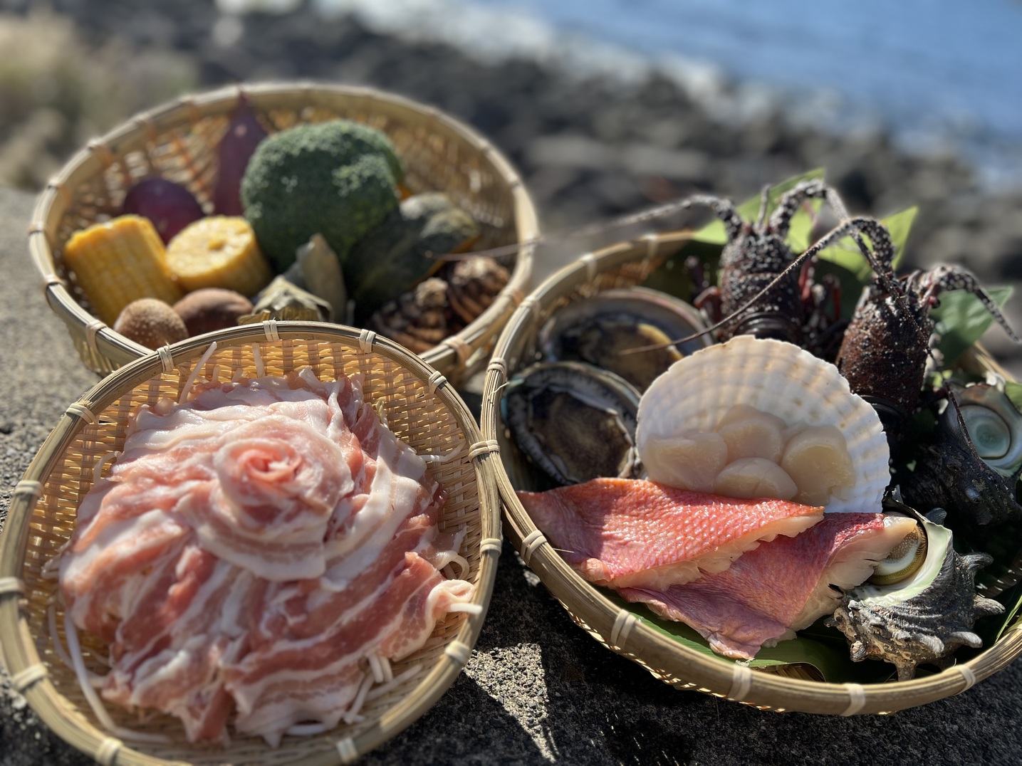 【1日5組限定！】極楽蒸し料理工房「海蒸気」でできたて夕食！1泊2食