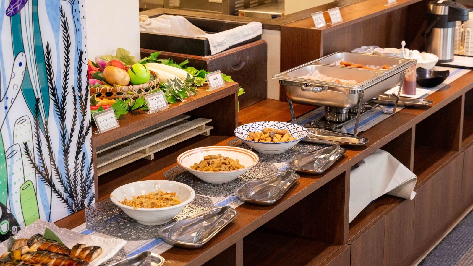 朝食ビュッフェ