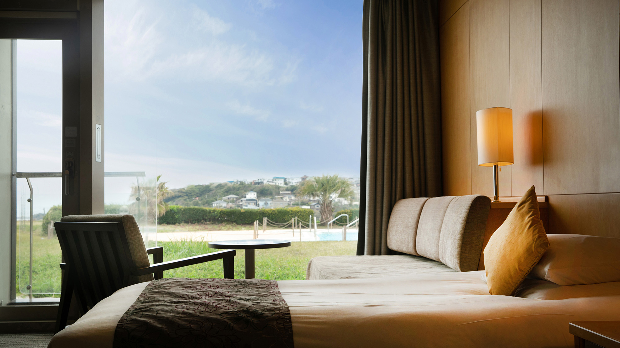 ツインルームA(3階/33平米/定員:3名(ソファーベッド1台使用)/禁煙)