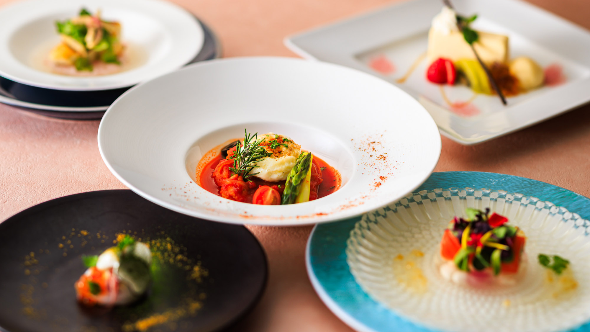 春のディナーコース：カジュアルにフルコースを楽しめる「七里ガ浜」コース