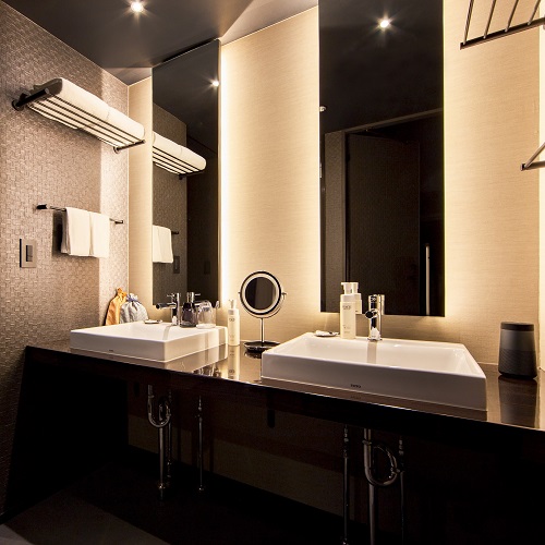 洗面台（プレミアムフロアー）※お部屋によって一部写真とは異なります。