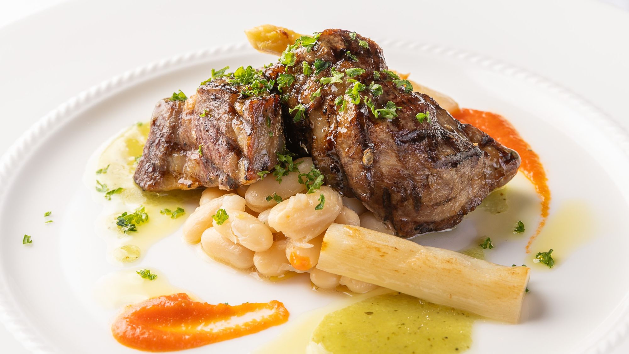 4月ランチメニュー★イベリコポークのグリエグリーンマスタードソース