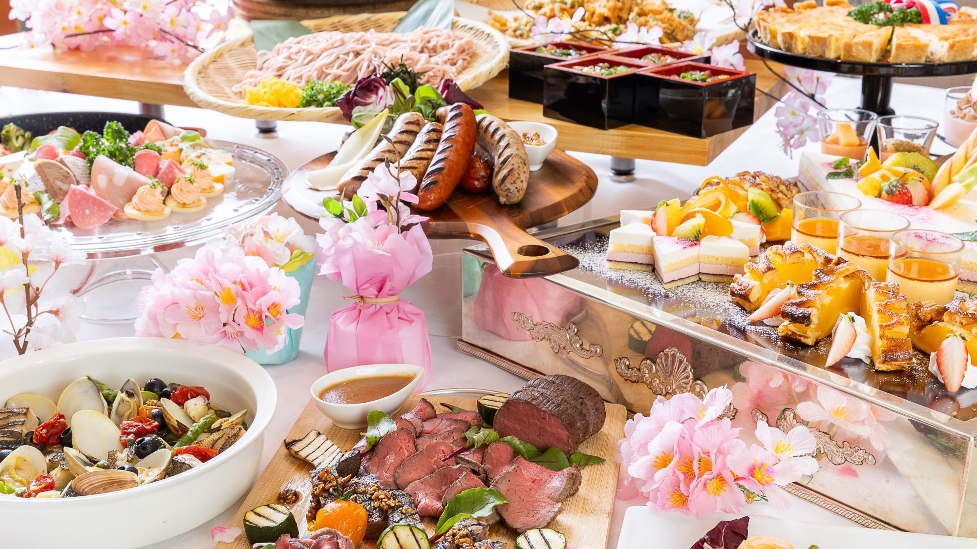 「桜ランチブッフェ2026」を8日間限定で開催！