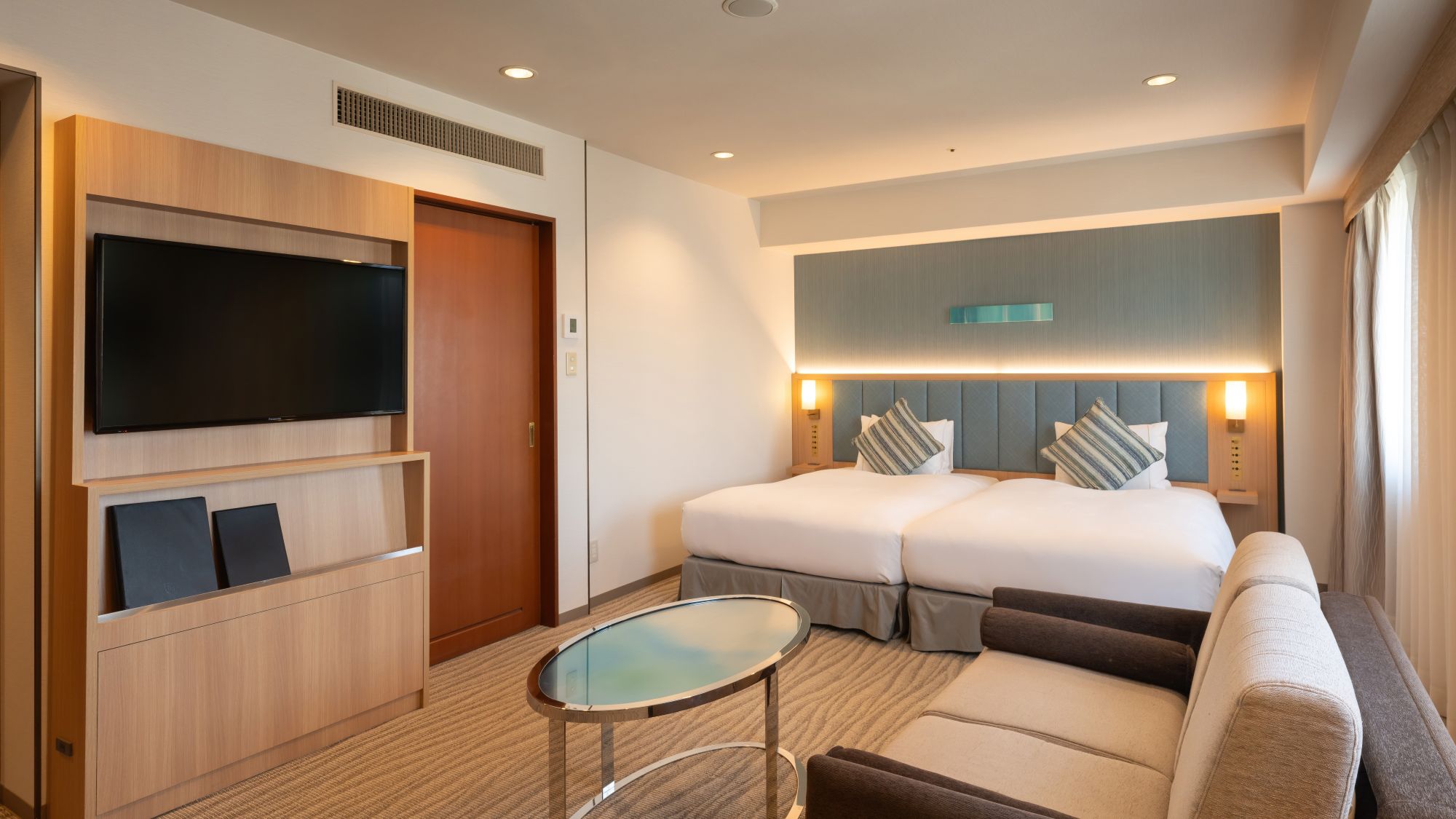 デラックスツイン：36.7㎡◇ベッドサイズ幅120cm◇