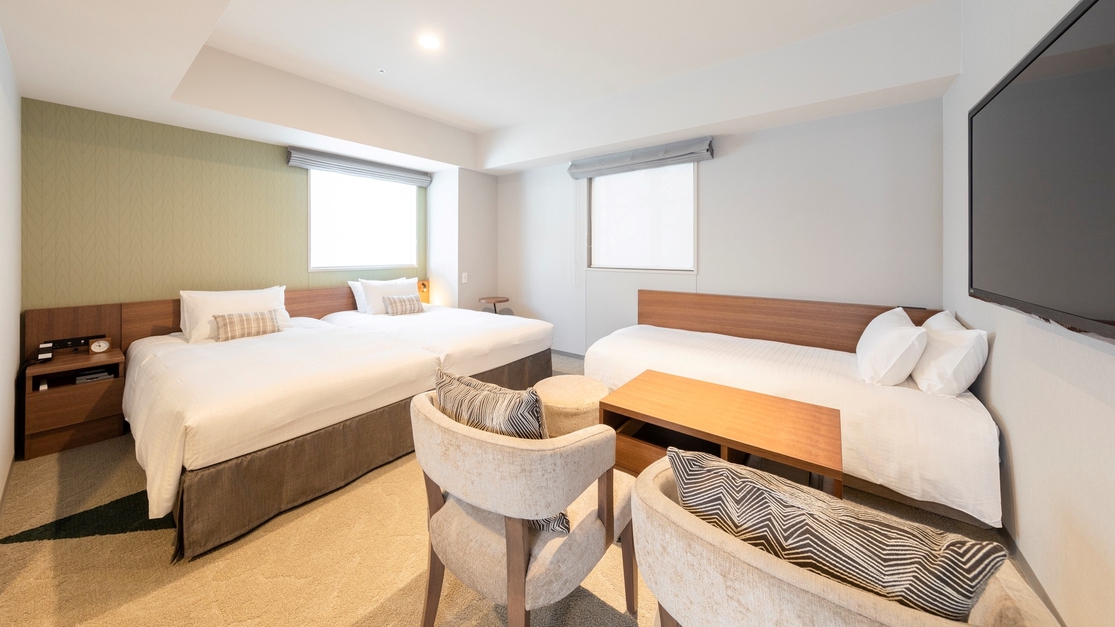 3名様でもゆったりお過ごしいただけます