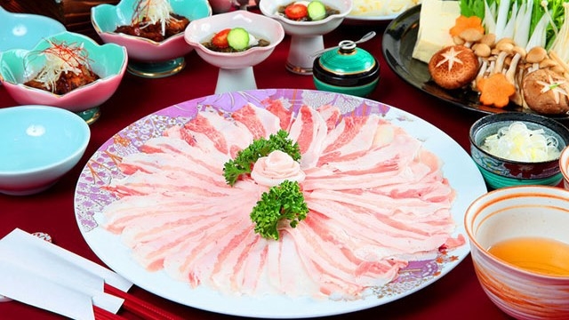 ◆【さき楽28】夕食は鹿児島名産の黒豚を料理長こだわりの出汁でいただくしゃぶしゃぶで♪【夕朝食付】