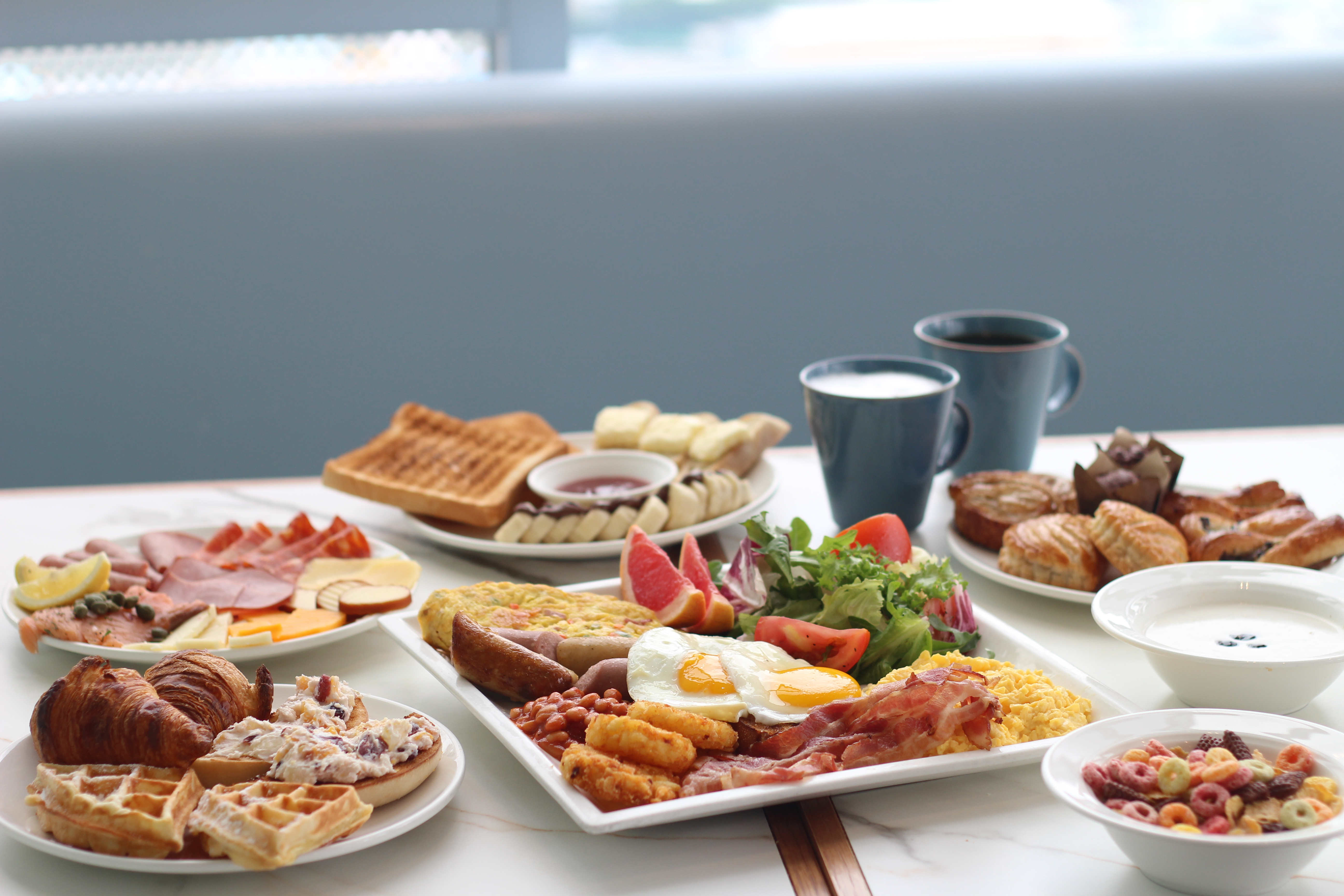 朝食ビュッフェ