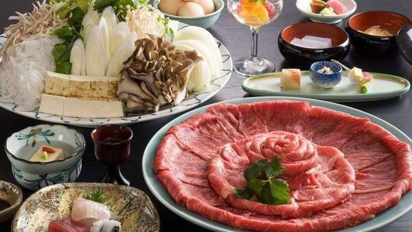 【風の棟/選べる鍋料理プラン】和牛しゃぶしゃぶ・和牛すきやき