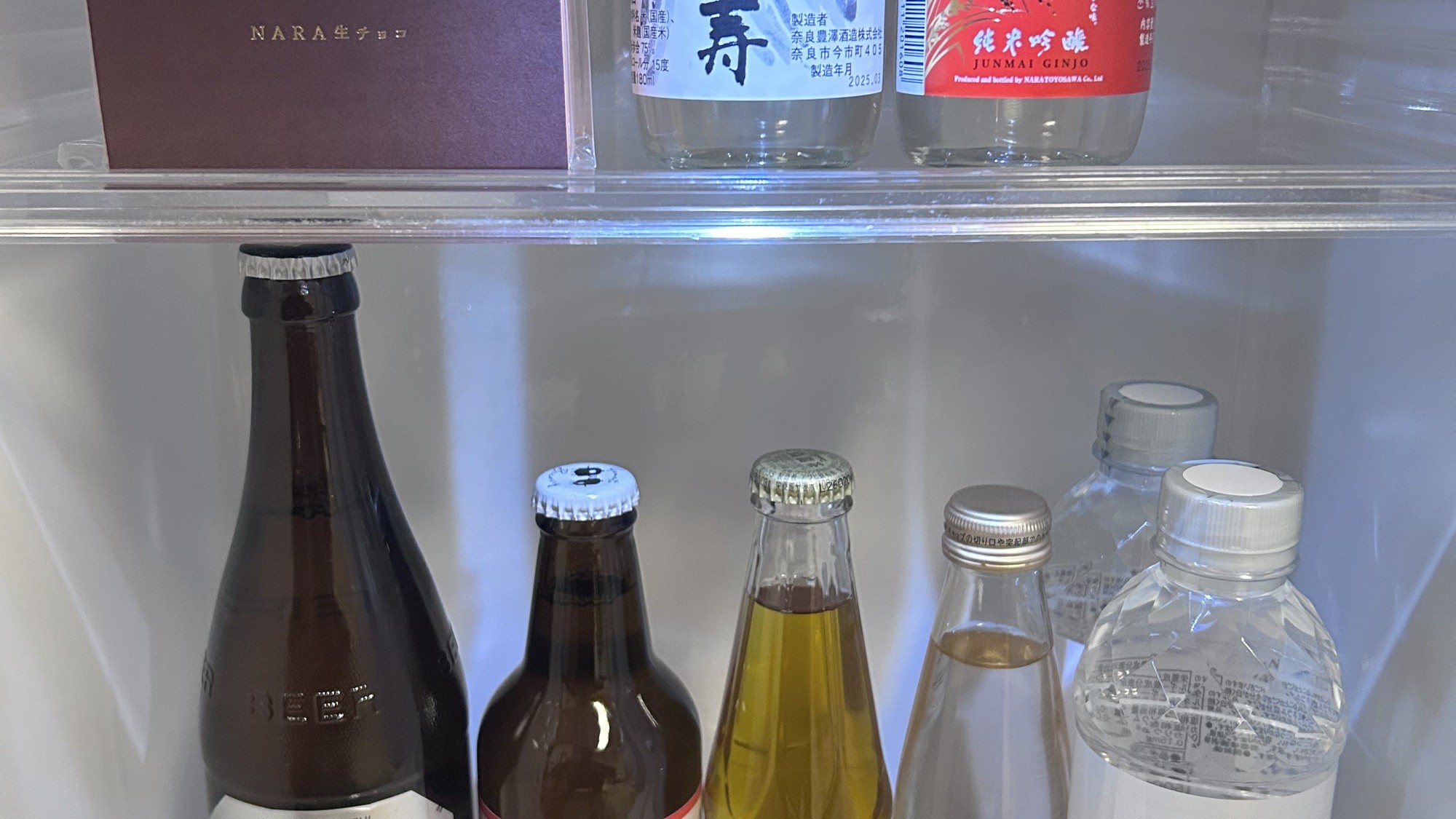露天風呂客室　無料ドリンク