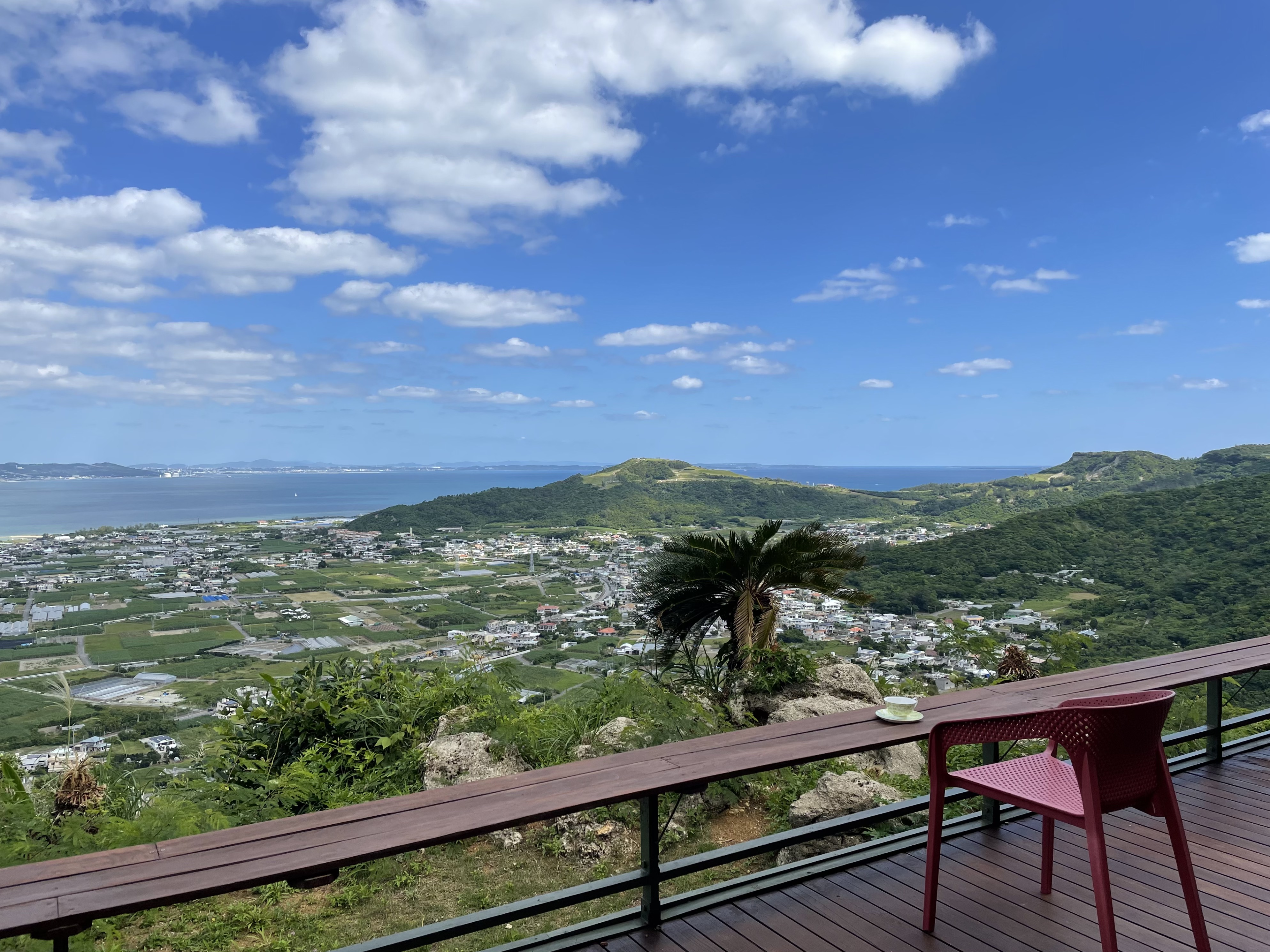 テラスからの景色