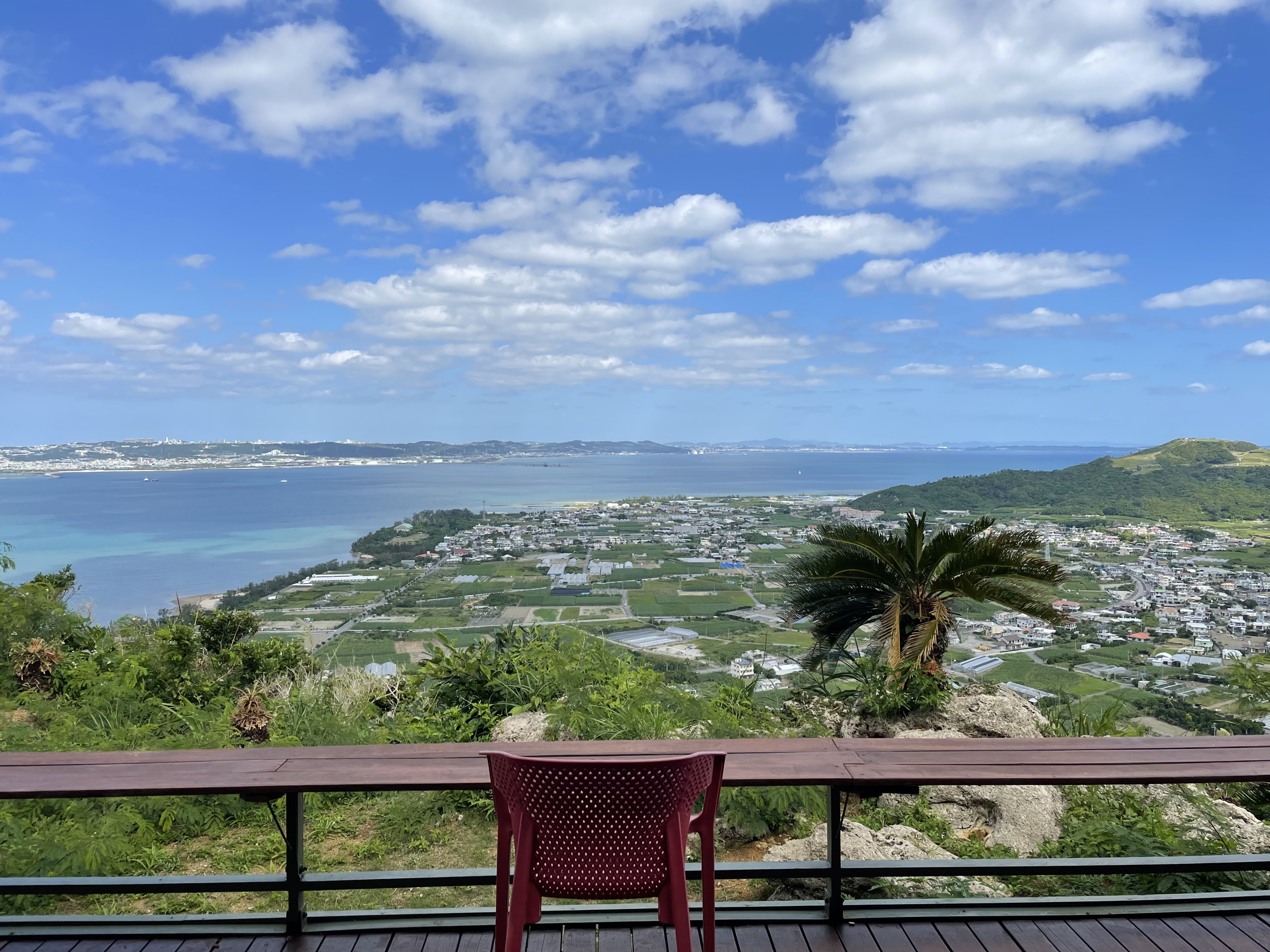 テラスからの景色