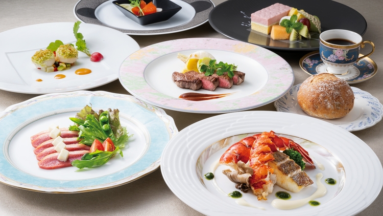 洋食プラン／「黒毛和牛のステーキ・オマール海老」の洋食コース