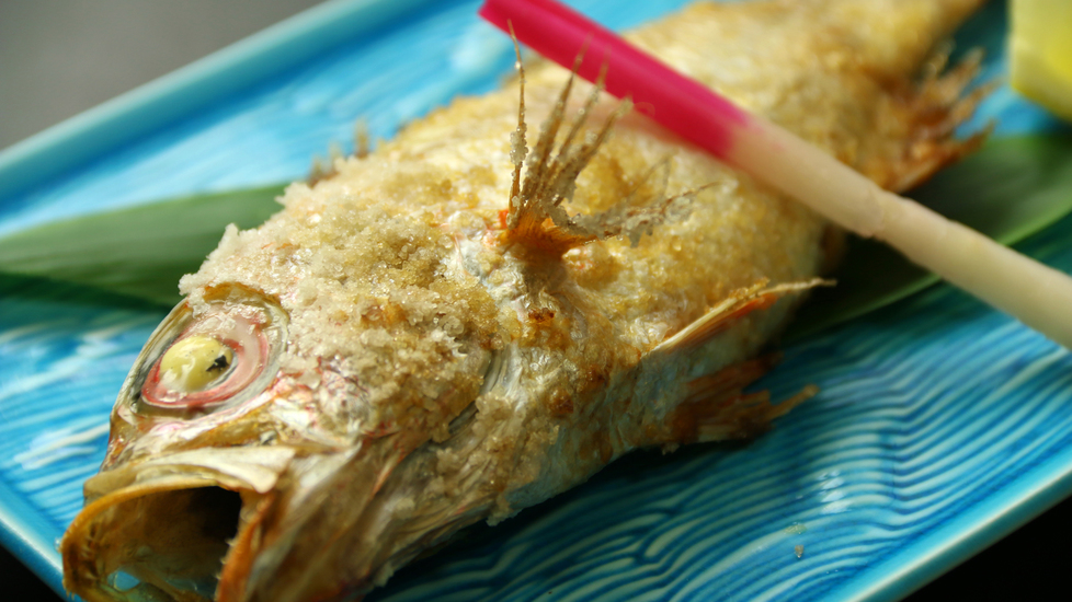 【のどぐろ付き】錦●圭選手も大好きのどぐろ塩焼きと新鮮海の幸会席【一泊二食】