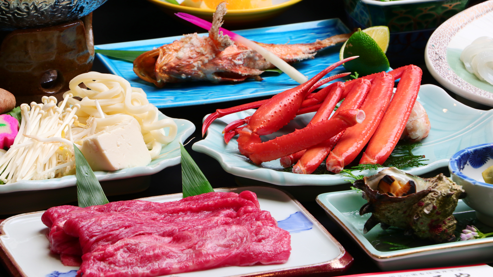 【但馬牛すきやき付き会席】 但馬地方はブランド牛も自慢＾＾ｂ