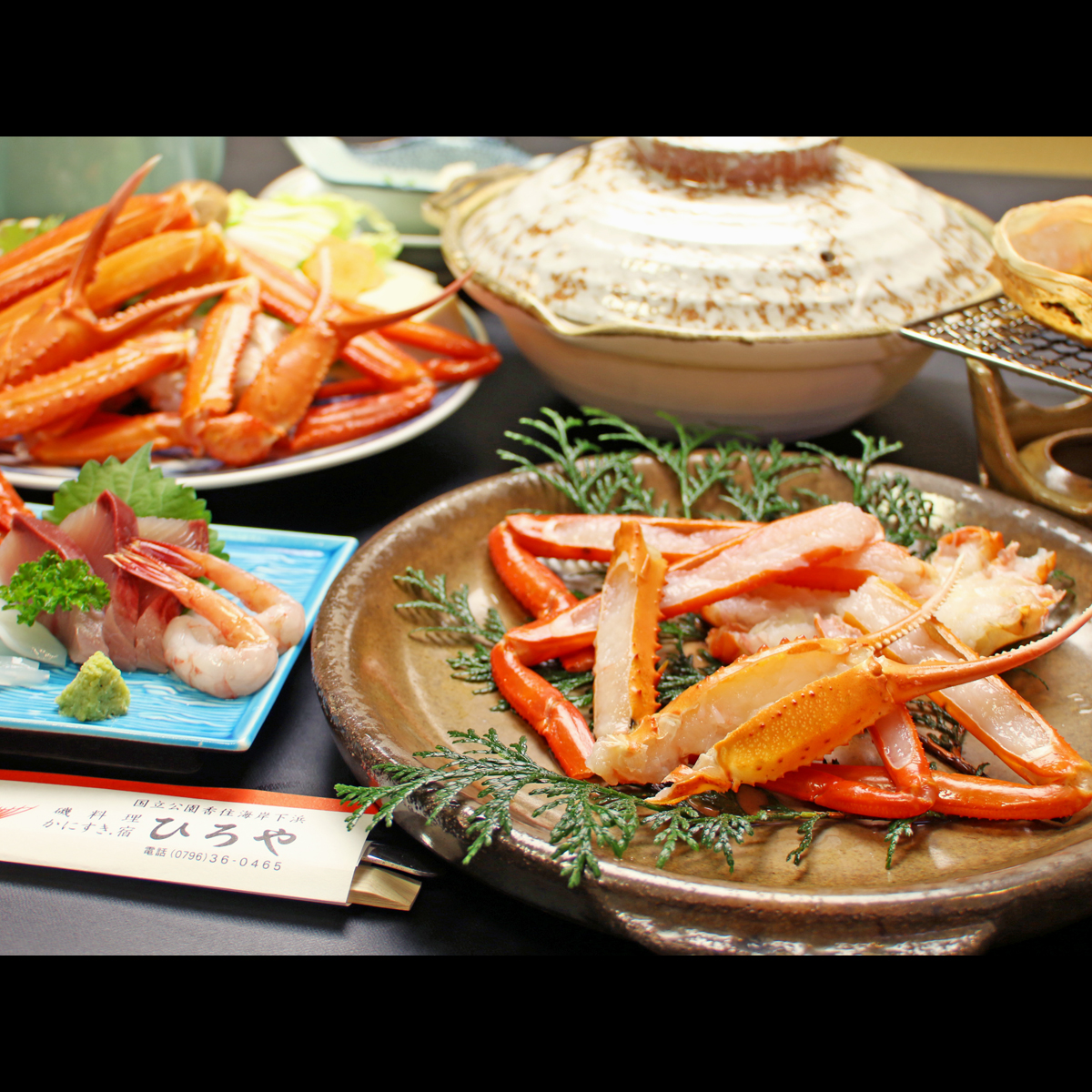 1人分なのにこの量は食べきれなーい☆彡お一人様専用カニプラン♪