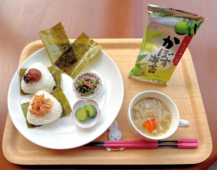 【NEW！】大分の特産「かぼす海苔」使用★特製おにぎり朝食セット付プラン★