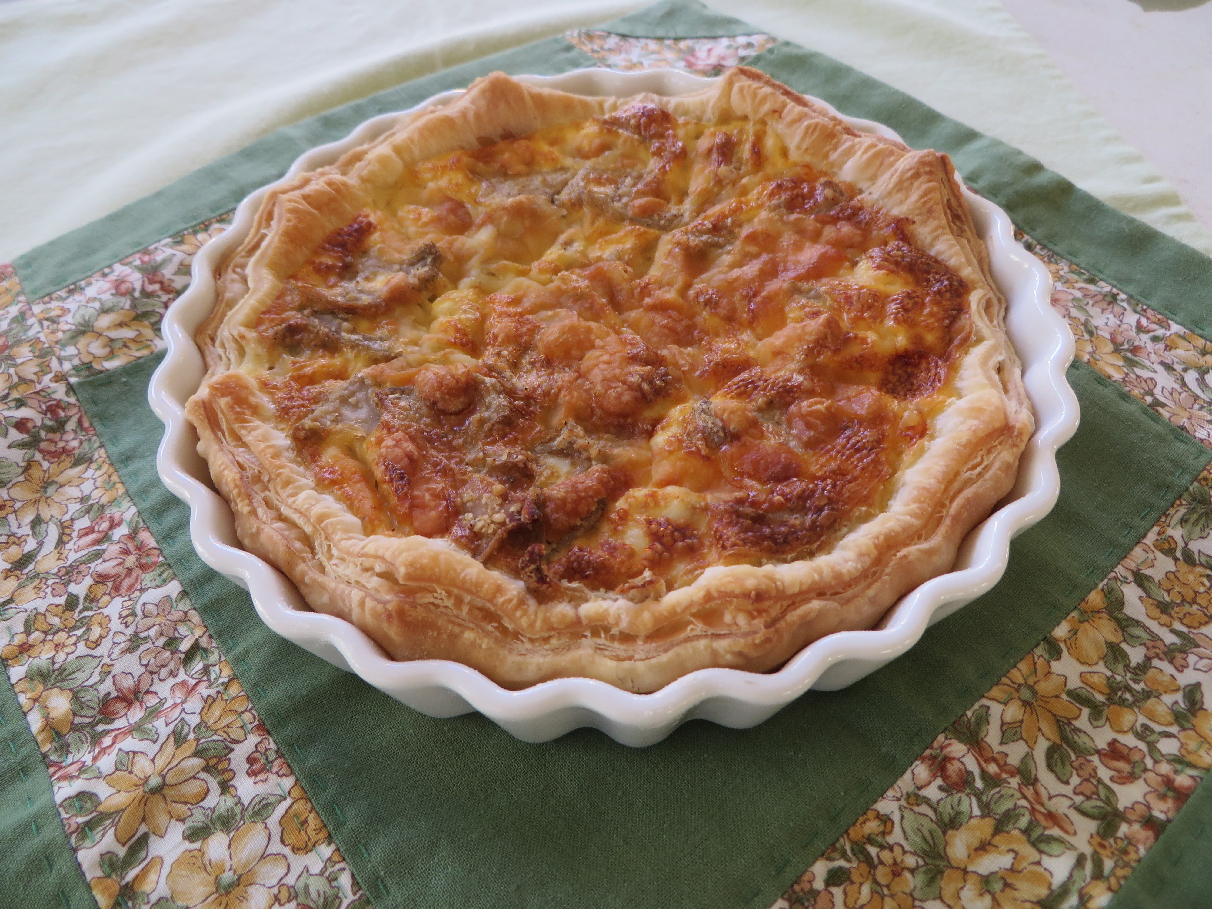 たっぷりキノコのキッシュ