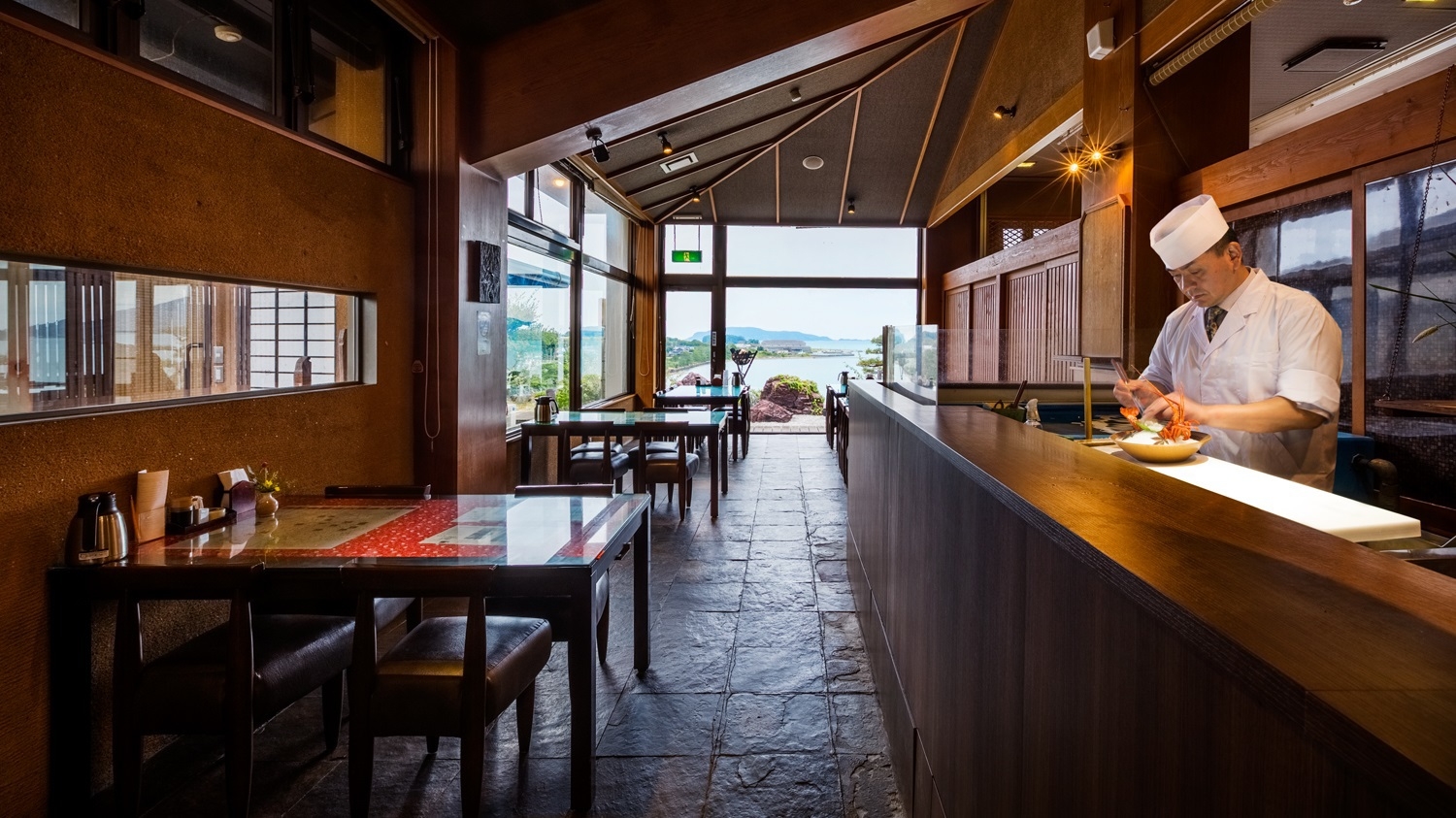 ★当日16時まで予約OK★夕食は海の見える【レストランあまのゆ】でお好きなものをどうぞ♪