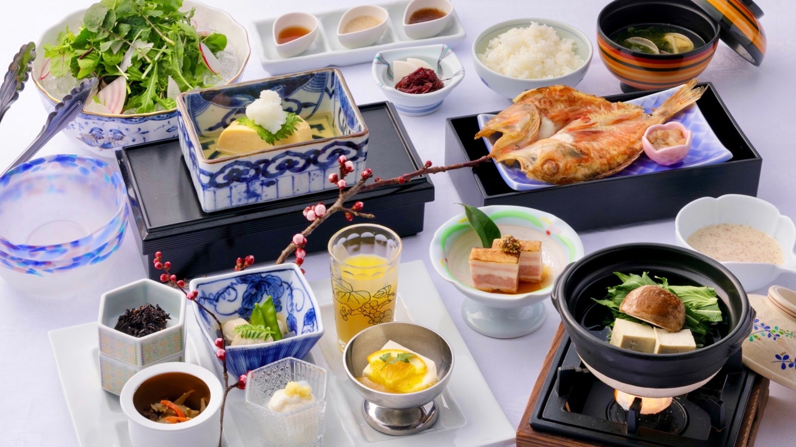 楊貴館のおすすめ、選び抜かれた旬の味覚に舌鼓。ランクアップ会席プラン【特選料理−雅】