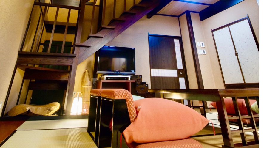 朝凪の棟【最上階特別室】(メゾネットタイプ) 10畳和室×2間＋2階ツインベッドルーム