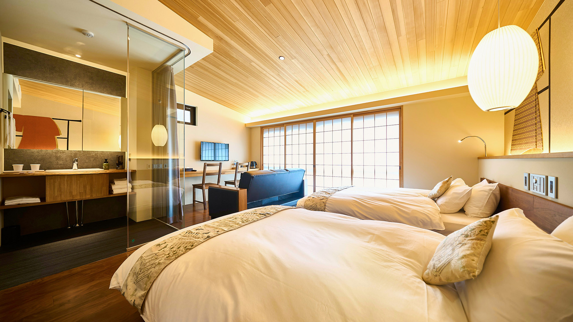 ・【スタンダードツイン】2名様でも広々とお過ごしいただけます