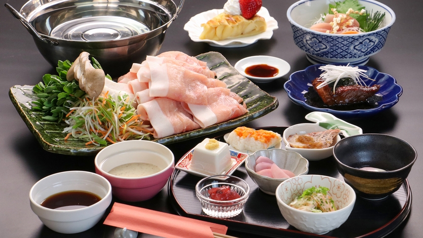 【楽天トラベルサマーSALE】ペット1匹無料特典付☆ご夕食はとちぎゆめポークのしゃぶしゃぶで贅沢に♪