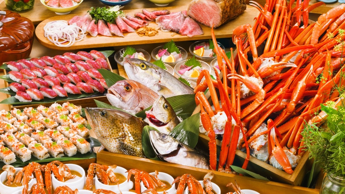 期間限定★プリプリ海鮮を満喫！【エビ・カニ祭り】ごちそうバイキング宿泊プラン