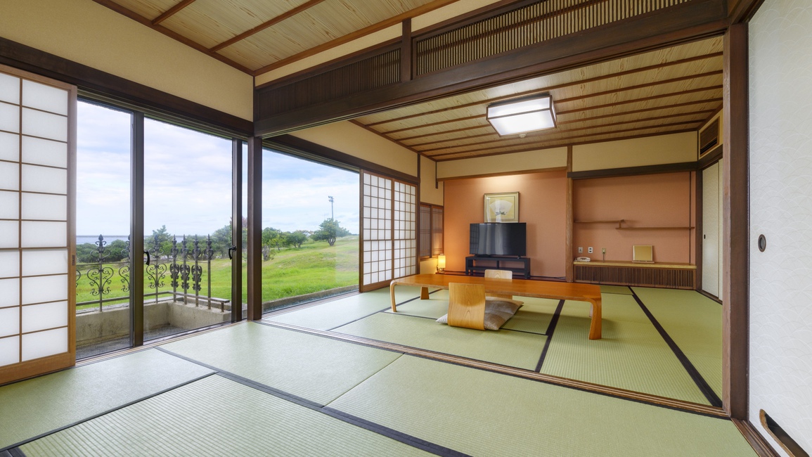 角島大橋側 特別和室 12.5畳+6畳(禁煙)