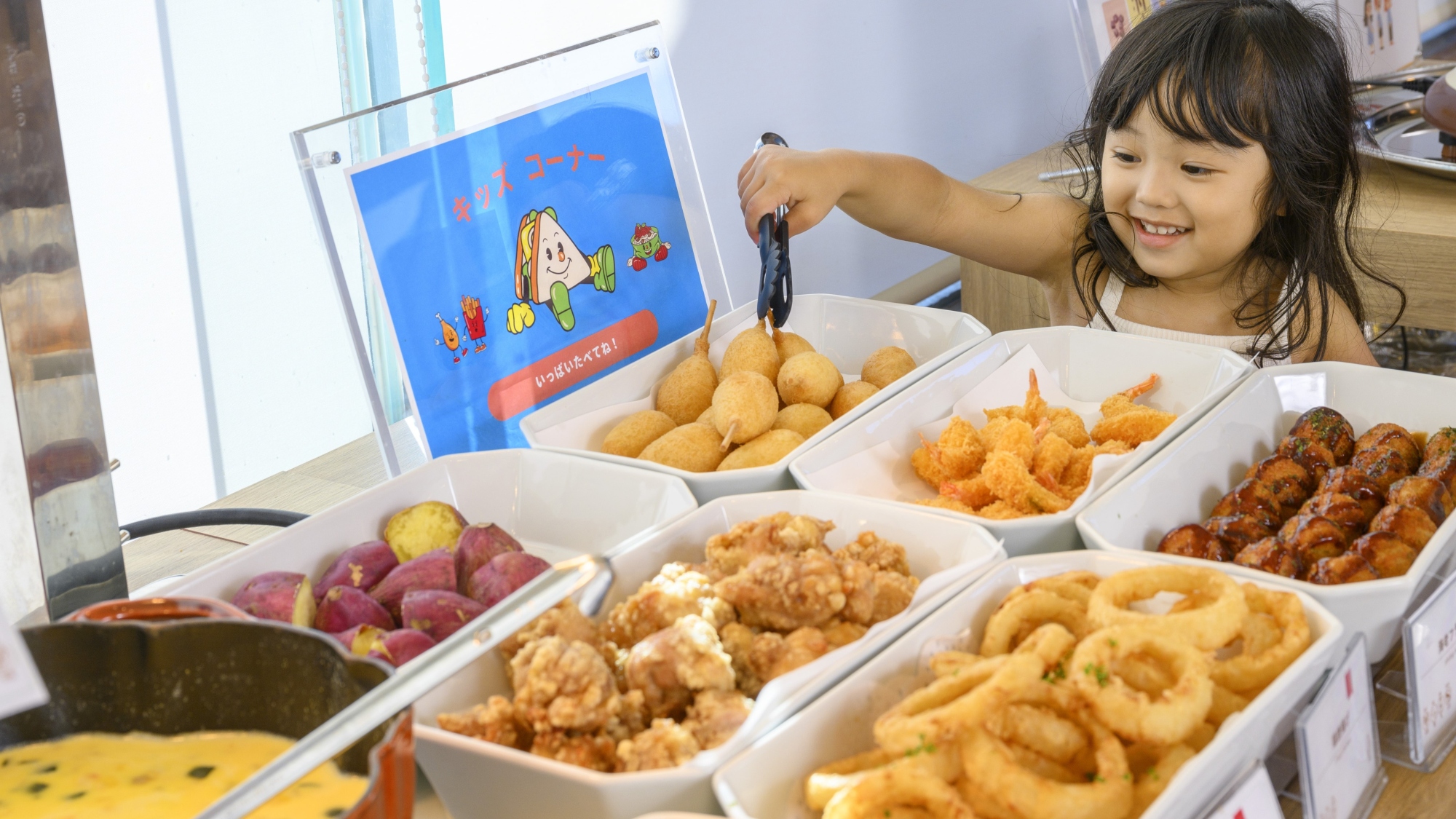 ビュッフェレストラン　キッズコーナー