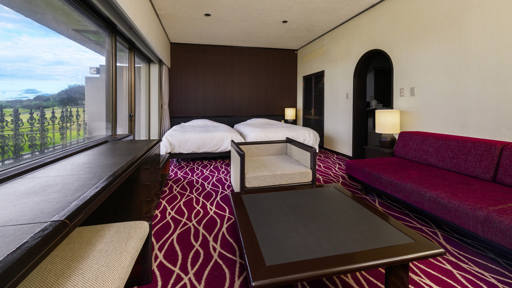 角島大橋側　オーシャンビュー洋室(禁煙)　37平米