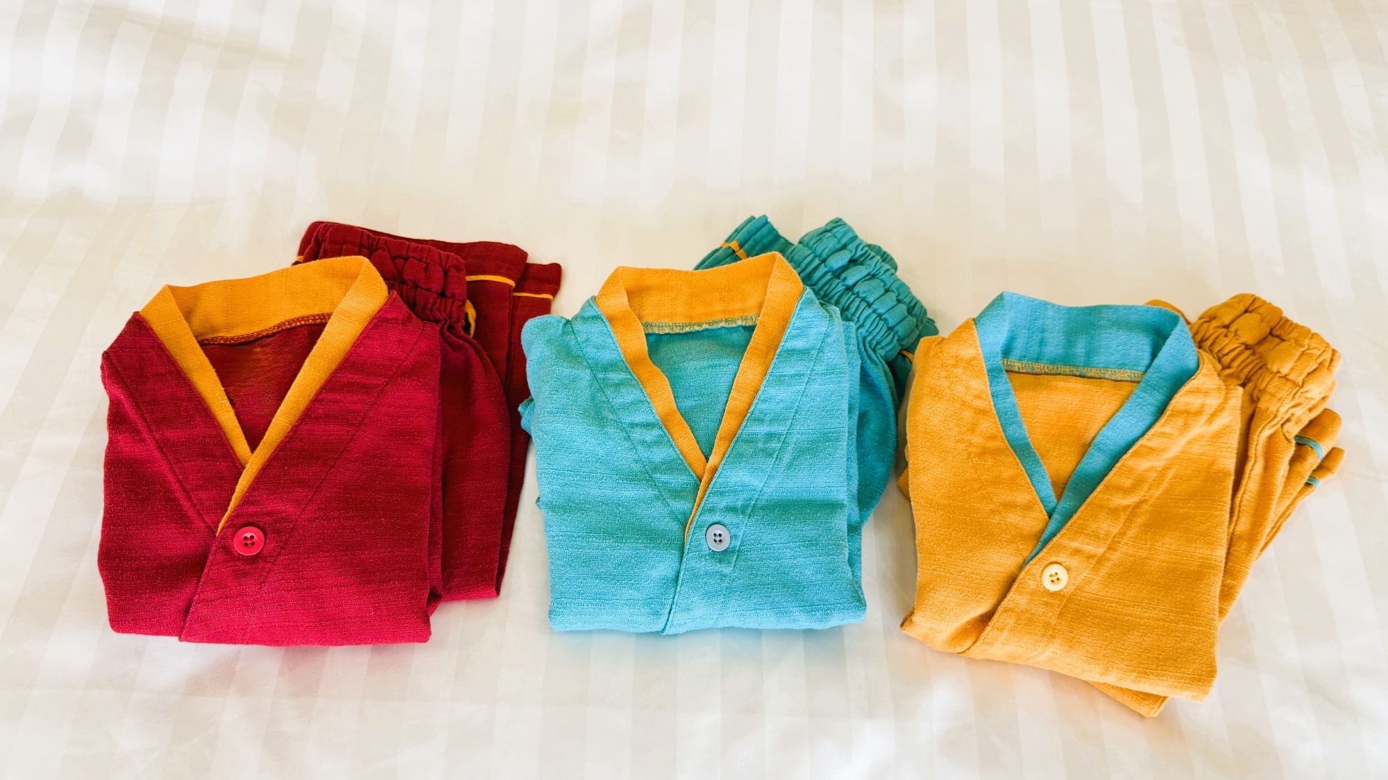 【ウェルカムベビーの宿】お子さまサイズの作務衣をご用意しております