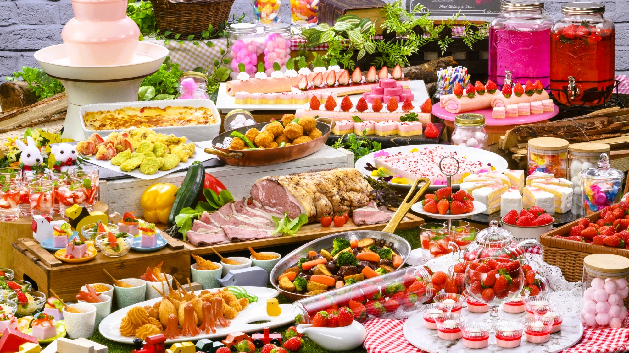 3月20日～5月10日限定「ストロベリー＆キッズバイキング」