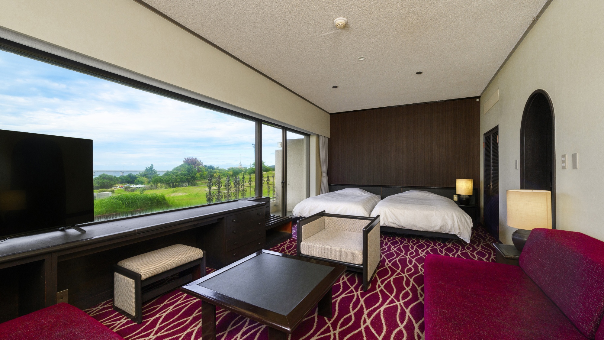 角島大橋側　オーシャンビュー洋室(禁煙)　37平米