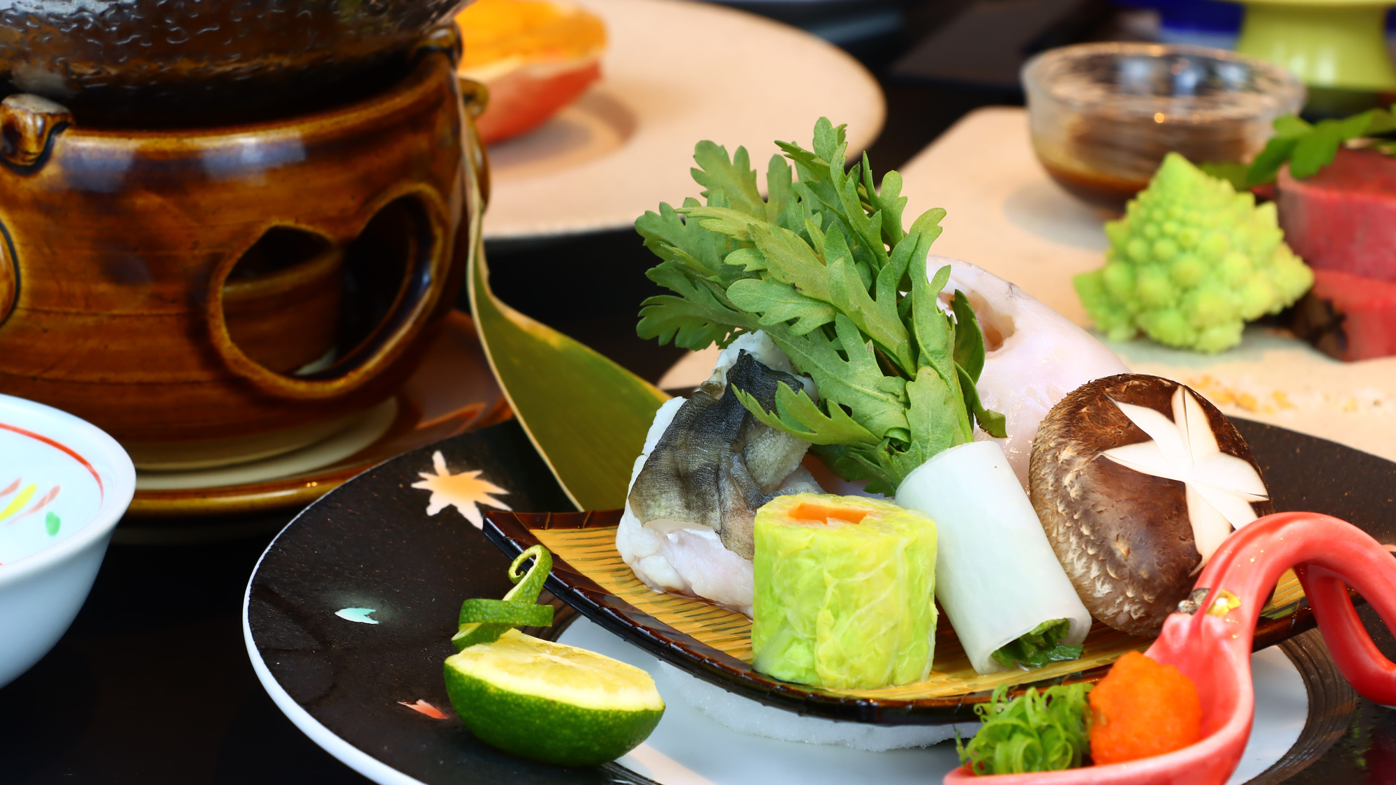 贅沢に、より熊本の食を愉しむ『グレードアップコース』～虎河豚 菊池野菜 小鍋～