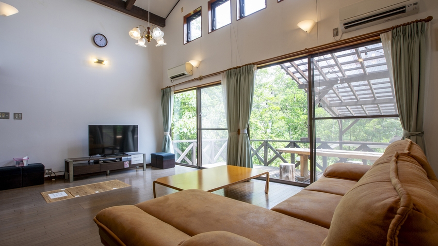 【天然温泉付き貸別荘・コテージ】ペット無料・一棟丸ごと貸切りプラン