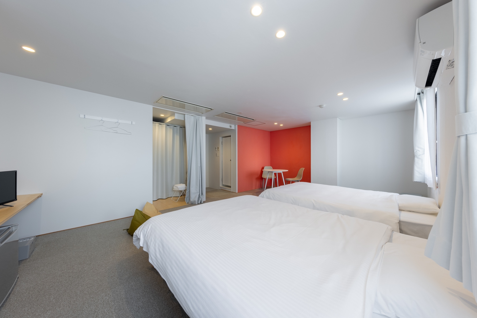 【基本プラン】金沢駅徒歩5分♪最大2名(ダブル2台ツインルーム）・Crasco旅音305号室